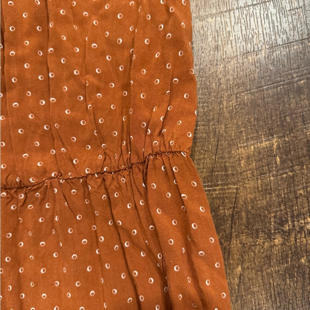 Apt. 9 Terracotta Polka Dot Dress - Picture 3 of 7